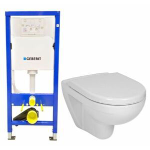 GEBERIT DuofixBasic bez tlačítka + WC JIKA LYRA PLUS + SEDÁTKO DURAPLAST 458.103.00.1 X LY6