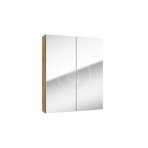 Kielle Vega Zrcadlová skříňka, 60x73x15 cm, zlatý dub 50118601