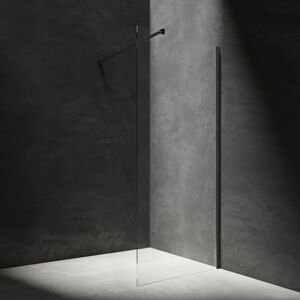 OMNIRES MARINA walk-in, 110 cm černá mat / transparent /BLMTR/ DNR11XBLTR