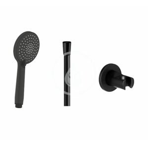 JIKA Mio Style Set sprchové hlavice, držáku a hadice, matná černá H3652F07163611