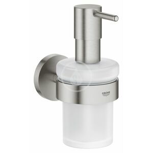 GROHE QuickFix Start Dávkovač mýdla s držákem, sklo/supersteel 41195DC0