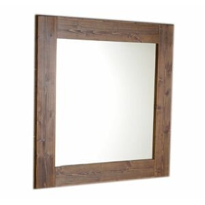 SAPHO BRAND zrcadlo v dřevěném rámu 600x800mm, mořený smrk BA058S