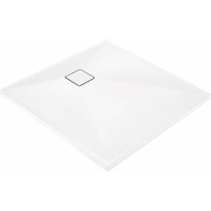 DEANTE Correo Granitová sprchová vanička, čtverec, 90x90 cm bílá KQR_A41B