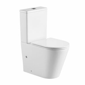 MEREO WC kombi vario odpad, kapotované, RIMLESS, 605x380x825mm, keramické, vč. nádržky a sedátka VSD91S1