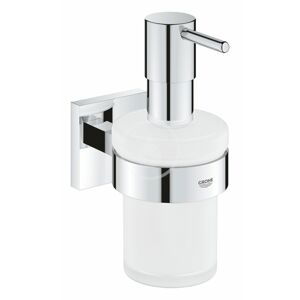 GROHE QuickFix Start Cube Dávkovač mýdla s držákem, sklo/chrom 41098000