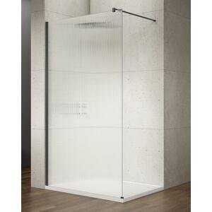 GELCO VARIO BLACK jednodílná sprchová zástěna k instalaci ke stěně, sklo nordic, 1400 mm GX1514-06