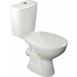 AQUALINE JUAN WC kombi, dvojtlačítko 3/6l, zadní odpad, bílá LC2154