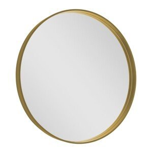 SAPHO NOTION kulaté zrcadlo v rámu ø 70cm, zlato mat NT700G