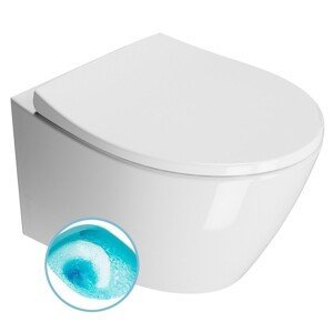 GSI MODO závěsná WC mísa, Swirlflush, 37x52 cm, bílá ExtraGlaze 981611