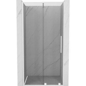MEXEN/S Velar posuvné sprchové dveře 90, transparent, bílá 871-090-000-01-20