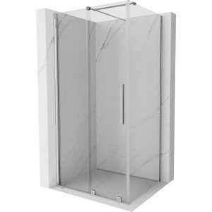 MEXEN/S Velar Obdelníkový sprchový kout 100 x 70 cm, transparent, chrom 871-100-070-01-01