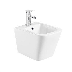 MEREO Bidet závěsný kapotovaný , 485x345x330, keramický, bílý VSD83B