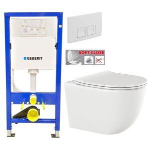 GEBERIT DuofixBasic s bílým tlačítkem DELTA50 + WC INVENA TINOS  + SEDÁTKO 458.103.00.1 50BI NO1