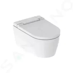 GEBERIT AquaClean Elektronický bidet Sela s keramikou, závěsný, Rimfree, SoftClosing, alpská bílá 146.222.11.1