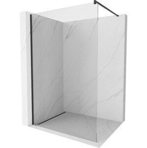 MEXEN/S Kioto Sprchová zástěna WALK-IN 150 x 200 cm, transparent 8 mm, černá 800-150-101-70-00