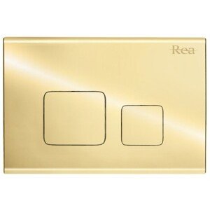 REA Tlačítko F k podomítkovému WC systému zlaté REA-E9853