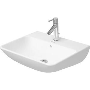 DURAVIT ME by Starck Umyvadlo 550x440 mm, s přepadem, s otvorem pro baterii, bílá 2335550000