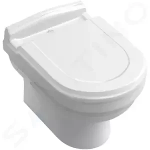 VILLEROY & BOCH Hommage Závěsné WC, CeramicPlus, bílá 6661B0R1