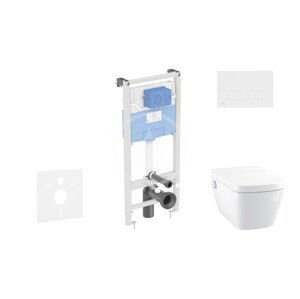 IDEAL STANDARD ProSys Set předstěnové instalace, sprchovací toalety a sedátka TECEone, tlačítka Oleas M2, Rimless, SoftClose, chrom mat ProSys120M SP56