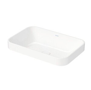 DURAVIT Happy D.2 Plus Umyvadlová mísa zápustná 600x400 mm, bez přepadu, bílá 2359600000