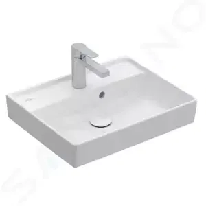 VILLEROY & BOCH Collaro Umývátko 500x400 mm, s přepadem, 1 otvor pro baterii, CeramicPlus, alpská bílá 433450R1