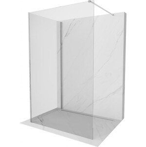 MEXEN/S Kioto Sprchová zástěna WALK-IN 130 x 85 cm, transparent, chrom 800-130-212-01-00-085