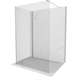 MEXEN/S Kioto Sprchová zástěna WALK-IN 130 x 105 cm, transparent, chrom 800-130-212-01-00-105