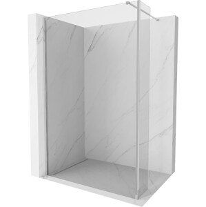 MEXEN/S Kioto Sprchová zástěna WALK-IN 130 x 30 cm, transparent, chrom 800-130-212-01-00-030