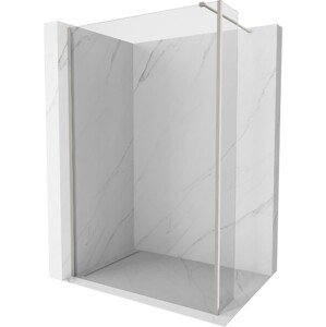 MEXEN/S Kioto Sprchová zástěna WALK-IN 105 x 40 cm, transparent, nikl kartáčovaná 800-105-212-97-00-040