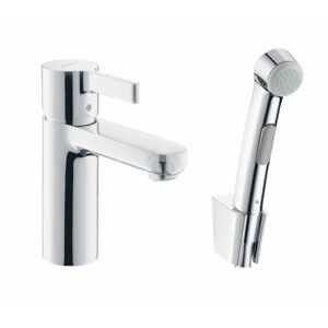 HANSGROHE Metris S Umyvadlová baterie s ruční sprchou Bidette, chrom 31160000