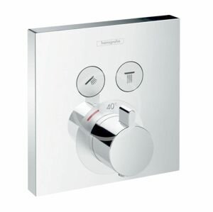 HANSGROHE Shower Select Termostatická baterie pod omítku, pro 2 výstupy, chrom 15763000