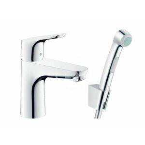 HANSGROHE Focus E2 Umyvadlová baterie 100, s ruční sprchou Bidette, chrom 31927000