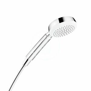 HANSGROHE Crometta 100 Sprchová hlavice EcoSmart 9 l/min, bílá/chrom 26828400