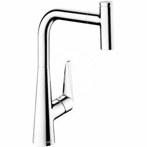 HANSGROHE Talis Select M51 Dřezová baterie s výsuvným výtokem, chrom 72821000