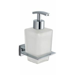 AQUALINE APOLLO dávkovač mýdla, 200ml, mléčné sklo, chrom 1416-19