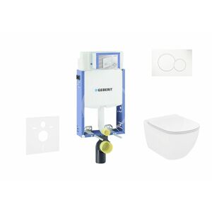 GEBERIT Kombifix Set předstěnové instalace, klozetu a sedátka Ideal Standard Tesi, tlačítka Sigma01, alpská bílá 110.302.00.5 NF1