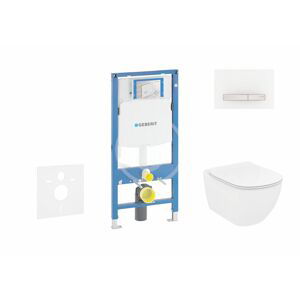 GEBERIT Duofix Set předstěnové instalace, klozetu a sedátka Ideal Standard Tesi, tlačítka Sigma50, Rimless, SoftClose, alpská bílá 111.300.00.5 NE8