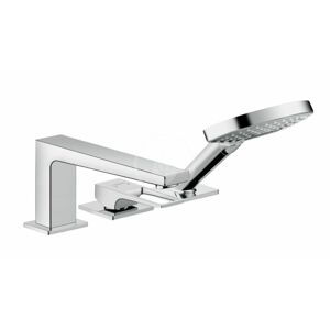 HANSGROHE Metropol Baterie na okraj vany, 3-otvorová instalace, chrom 74551000