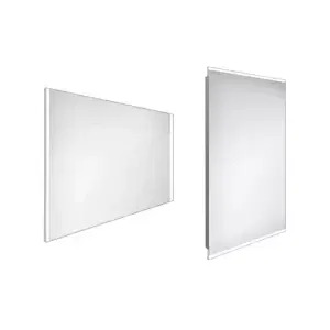Nimco zrcadlo LED 900 x 700 Model 11000 hliníkový rám ZP 11019 ZP 11019