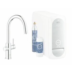 GROHE Blue Home Dřezová baterie Connected, s chladícím zařízením a filtrací, chrom 31541000