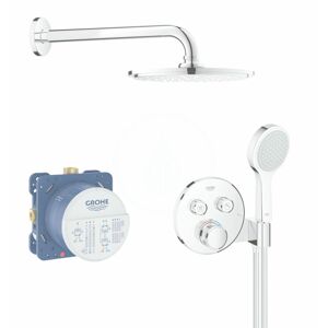 GROHE Grohtherm SmartControl Sprchový set Perfect s podomítkovým termostatem, 210 mm, chrom 34743000