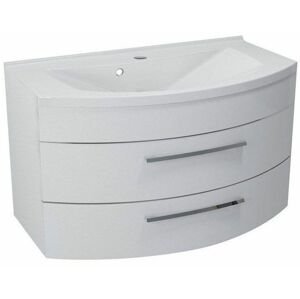 SAPHO JULIE umyvadlová skříňka 90x50x50cm, 2 zásuvky, bílá JU090-3030