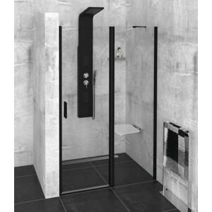 POLYSAN ZOOM LINE BLACK sprchové dveře 1400, čiré sklo ZL1314B