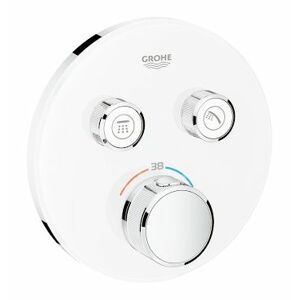 GROHE Grohtherm SmartControl Termostatická vanová baterie pod omítku se 2 ventily, měsíční bílá 29151LS0