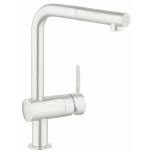 GROHE Minta Dřezová baterie s výsuvnou koncovkou, supersteel 32168DC0