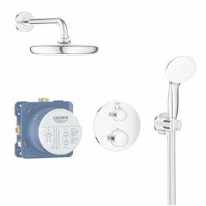 GROHE Grohtherm Sprchový set Tempesta 210 s termostatem pod omítku, 2 proudy, chrom 34727000