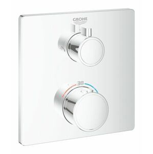 GROHE Grohtherm Termostatická sprchová baterie pro 2 spotřebiče, chrom 24079000