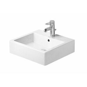 DURAVIT Vero Umyvadlo 500x470 mm, s přepadem, s otvorem pro baterii, bílá 0454500000