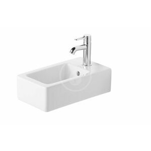 DURAVIT Vero Umývátko 450x250 mm, s přepadem, s otvorem pro baterii, bílá 0702250000