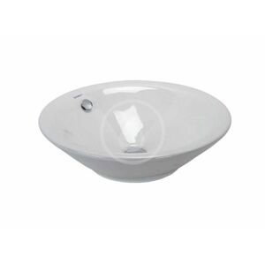 DURAVIT Starck 1 Umyvadlová mísa, průměr 330 mm, s přepadem, bílá 0408330000